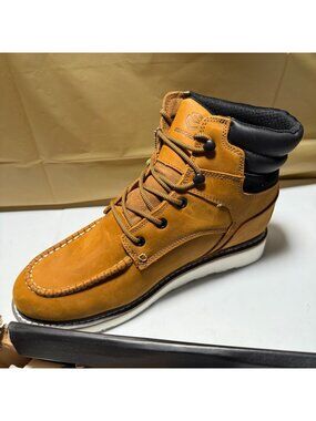 SUREWAY 6" Men's Heavy Duty Leather Soft Toe Work Boots Size 14 NEW